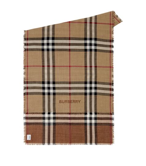 burberry oversized reversible check scarf nordstrom|Reversible Check Wool Silk Scarf in Ivy/loch .